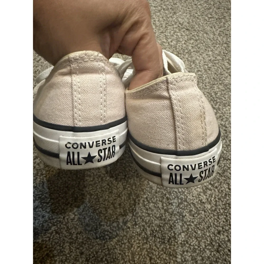 Converse Shoes Womens 8 Sneakers Lace‎ Up Lite Pink Canvas